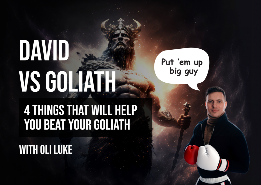 david vs goliath put em up big guy speech bubble article picture