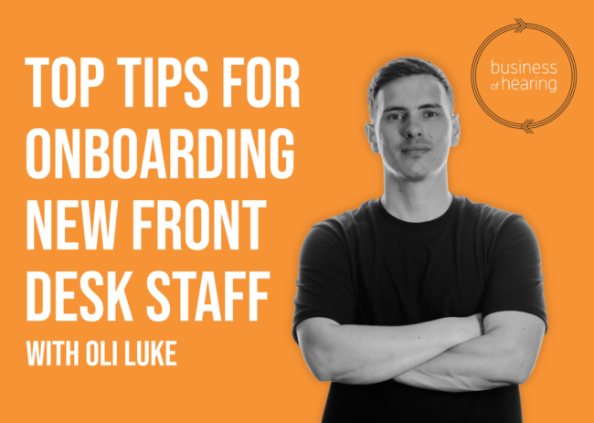 top tips for onboarding new front desk staff banner