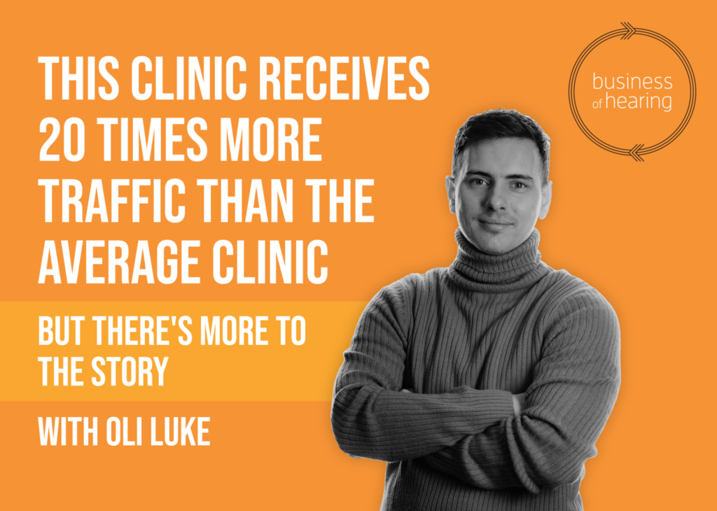 this clinic receives 20 times more traffic than the average clinic, but theres more to the story